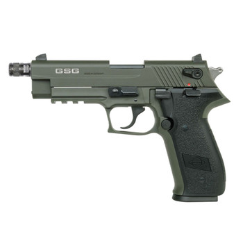 AMERICAN TACTICAL IMPORTS GSG Firefly HGA .22LR 4.9in Threaded 10rd Green Semi-Automatic Pistol (GERG2210TFFG)