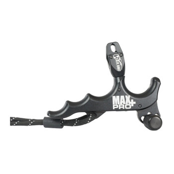 T.R.U. BALL ARCHERY Max Pro Plus 4 Finger Black Thumb Trigger Release (TMPP-BK)