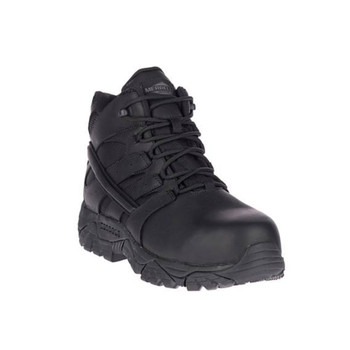 MERRELL Mens Moab 2 Mid Tactical Response Black Waterproof Comp Toe Work Boot (J17551)