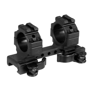 UTG Integral 1in Med-pro QD Ring Mount, 2 Top Slots, 95mm Base (M1B35070R2)