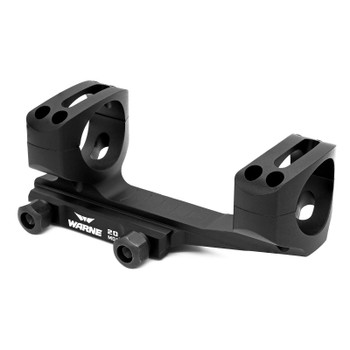WARNE MSR 20 MOA Extended Skeletonized 1in Black Mount (LRSKEL1TW)
