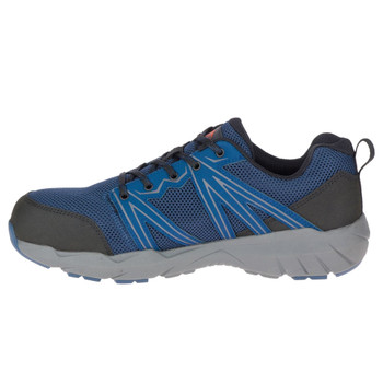 MERRELL Men's Fullbench Superlite Alloy Toe Wide Width Blue Work Shoe (J17535W)