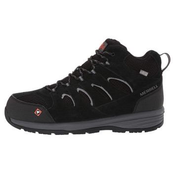 MERRELL Women's Windoc Mid WP Steel Toe Black Boot (J17813W)