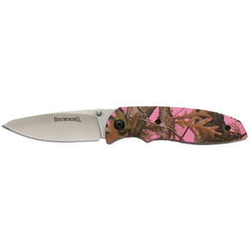 BROWNING EDC Pink Camo 3.625in Folding Knife (3220250)