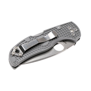 SPYDERCO Native 5 2.95in PlainEdge Maxamet Blade/FRN Gray Folding Knife (C41PGY5)