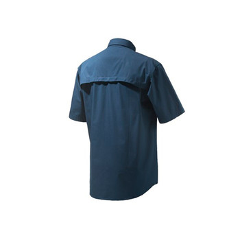 BERETTA TM Blue Total Eclipse Short Sleeve Shooting Shirt (LU831T15340504)