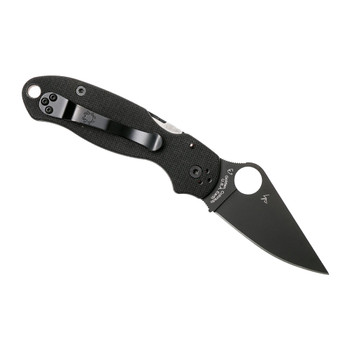 SPYDERCO Para 3 2.95in G-10 Black/Black Blade Folding Knife (C223GPBK)