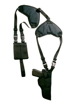 BULLDOG CASES Deluxe Shoulder Harness with Holster and Ammo Pouch (WSHD-7)