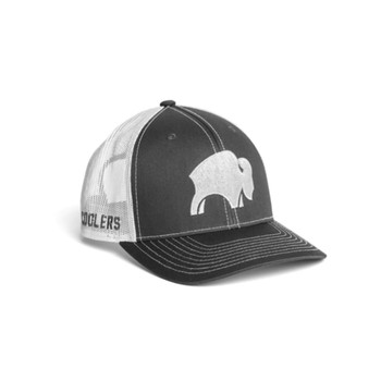 BISON COOLERS White/Charcoal Mesh Cap (713004)