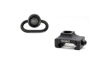 GG&G Heavy Duty Black AR-15 Picatinny Mount for QD Sling Swivel (GGG-1271HD)