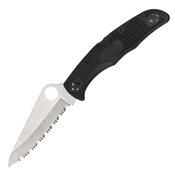 SPYDERCO Pacific Salt 2 SpyderEdge Blade/Black FRN Folding Knife (C91SBK2)