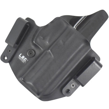 L.A.G. Tactical Defender Fits Glock 17/22/31 Right Hand OWB/IWB Black Kydex Holster (1013)