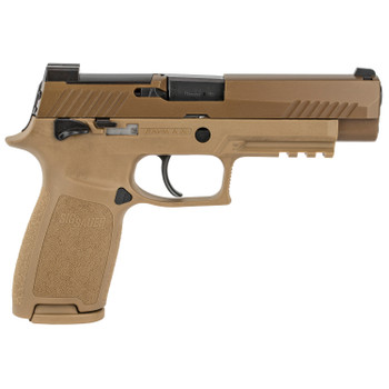 SIG SAUER P320-M17 9mm 4.7in 3x10rd Mag Coyote Pistol with Manual Safety (320F-9-M17-MS-10)