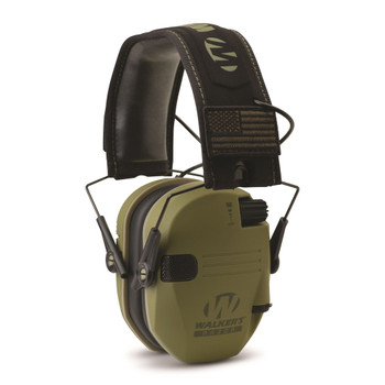 WALKERS GAME EARS Razor Patriot 23 dB Olive Drab Green Earmuff (GWP-RSEMPAT-ODG)