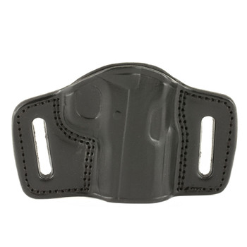 TAGUA GUN LEATHER Open Top RH Black Belt Holster for 1911 Compact (BH3-205)