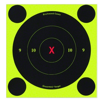 BIRCHWOOD CASEY Shoot-N-C 6in Bull's-Eye 60 Targets, 720 Pasters (34560)