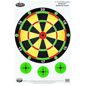 BIRCHWOOD CASEY Dirty Bird 12x18in Shotboard Targets, 8-Pack (35562)