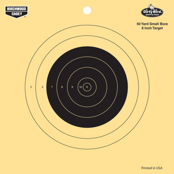 BIRCHWOOD CASEY Dirty Bird 8in 50 Yard Small Bore Reactive Targets, 25-Pack (35815)