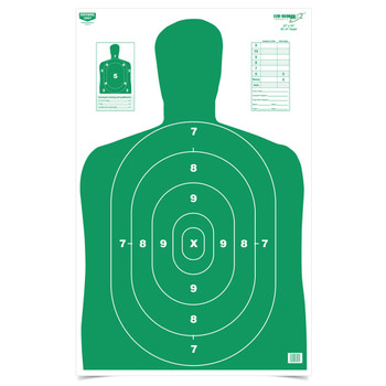 BIRCHWOOD CASEY Eze-Scorer 23x35in BC-27 Green Targets, 100-Pack (37017)