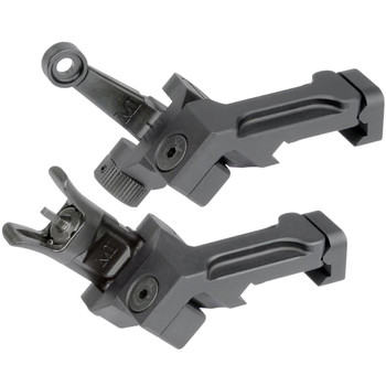 MIDWEST INDUSTRIES 45 Degree AR-15 Combat Rifle Offset Front & Rear Sight Set (MI-CRS-OSS)