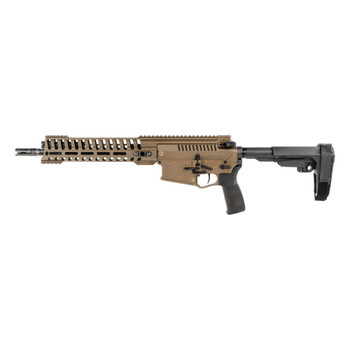 PATRIOT ORDNANCE FACTORY Revolution .308 12.5in Barrel 11.5in Rail Cerakote Burnt Bronze Piston Long Pistol (01584)