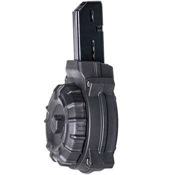 PROMAG 9mm 50rd Drum Black Polymer Magazine For AR-15 Colt / Smg (DRM-A10)