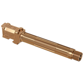 LANTAC USA Threaded Bronze Barrel for Glock 17 (01-GB-G17-TH-BRNZ)