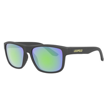 LEUPOLD Katmai Matte Black Frame/Emerald Mirror Lens Sunglasses (179099)