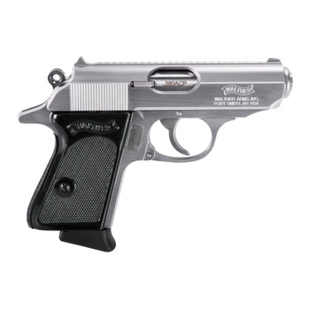 WALTHER PPK .380 ACP 3.3in 6rd Stainless Pistol (4796001)
