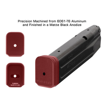UTG PRO +0 Matte Red Aluminum Base Pad for SIG P320 9/40 (PUBSG01R)