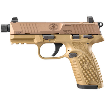 FN AMERICA 502 Tactical 2x10 FDE Pistol (66-101009)