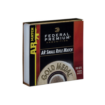 FEDERAL Premium Gold Medal AR Small Rifle Match Primers (GM205MAR)