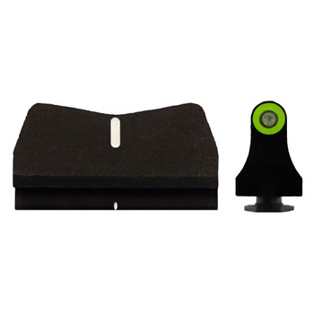 XS SIGHT SYSTEMS DXW2 Standard Dot Green Night Sights for Glock Suppressor/RMR Height 17,19,22-24,26,27,31-36,45 (GL-0015P-4G)