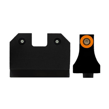 XS SIGHT SYSTEMS R3D Orange Night Sights for Glock Suppressor/RMR Height 17,19,22-24,26,27,31-36,45 (GL-R021P-6N)