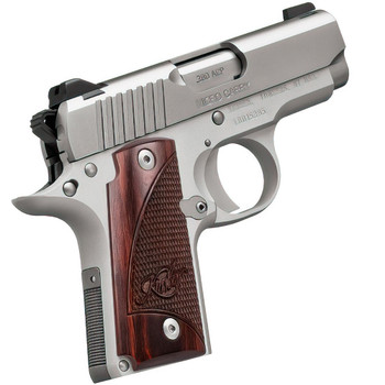 KIMBER Micro RTC 380 ACP 2.75in 3x7rd Stainless Rosewood Pistol With DeSantis Holster (3700677)