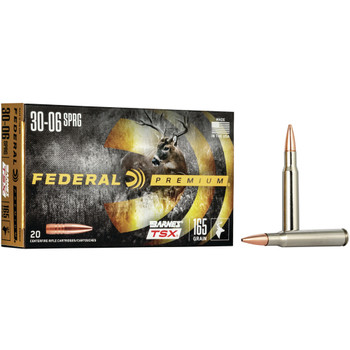 FEDERAL Barnes TSX 30-06 Sprg 165gr 20rd/Box Ammo (P3006AF)