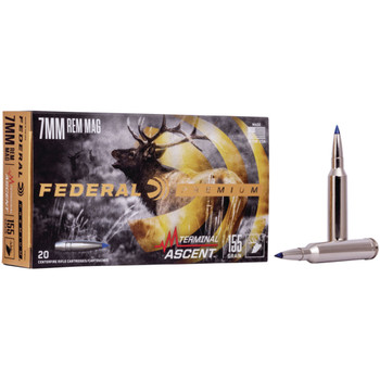 FEDERAL Terminal Ascent 7mm Mag 155gr 20rd/Box Ammo (P7RTA1)