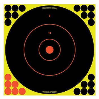BIRCHWOOD CASEY Shoot-N-C 12in Bulls-Eye Targets, 50-Pack (34050)