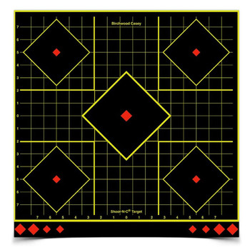 BIRCHWOOD CASEY Shoot-N-C 17.25in Sight-In Targets, 100-Pack (34177)