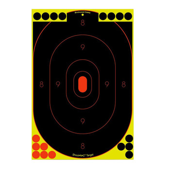 BIRCHWOOD CASEY Shoot-N-C 12x18in Oval Silhouette Targets, 100-Pack (34603)