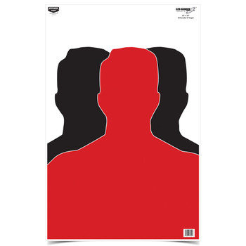 BIRCHWOOD CASEY Eze-Scorer 23x35in Silhouette III Target, 100-Pack (37042)
