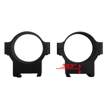 CZ 30mm Low Aluminum Matte Black Scope Rings for CZ 550/557 (40011)