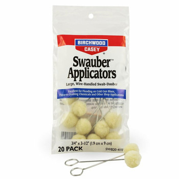 BIRCHWOOD CASEY Swauber Applicators, 20-Pack (41110)