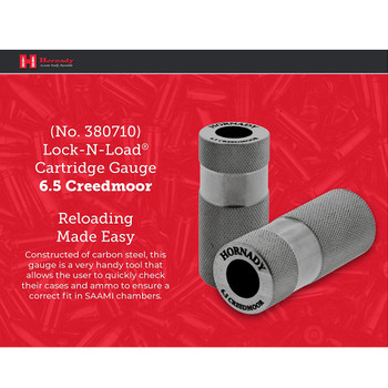 HORNADY Lock-N-Load 6.5mm Creedmoor Cartridge Gauge (380710)