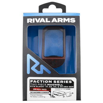 RIVAL ARMS Faction Series Ready Red Two-Piece Magwell for Glock 17/22/34/35 Gen3 (RA71G101A)