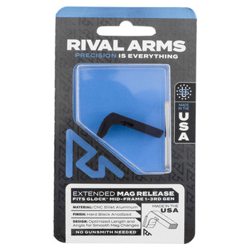 RIVAL ARMS Black Extended Mag Release for Glock Gen3 (RA72G001A)