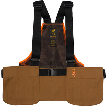 BROWNING Men's Upland Tan/Blaze Strap Vest (30512032)