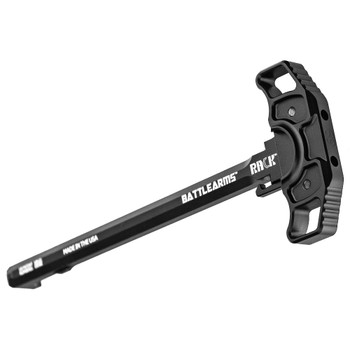 Battle Arms Development, Inc. Rack Charging Handle, Fits AR-15, Black Finish, Ambidextrous BAD-RACK-15