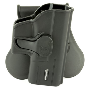 Bulldog Cases Rapid Release Polymer Holster, Fits Glock 26/27 Gen 1-4, Right Hand, Polymer, Black RR-G27