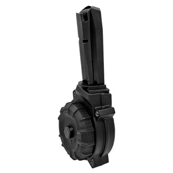 ProMag Magazine, 9MM, 50 Round Drum, Fits Smith & Wesson M&P-9, Polymer, Black DRM-A54